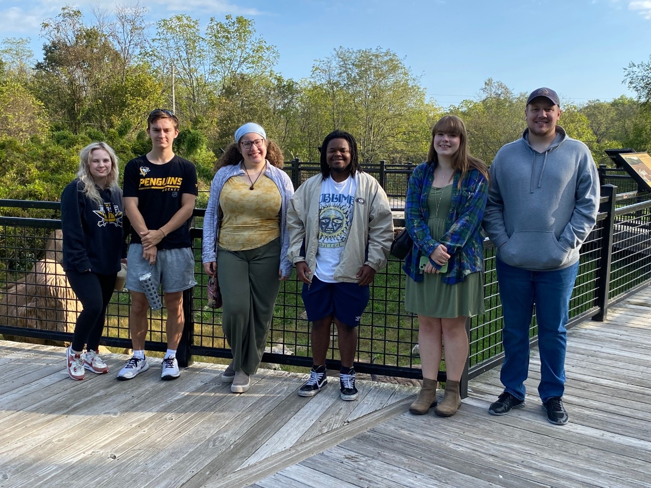 Students at Big Bone Lick State Historic Park